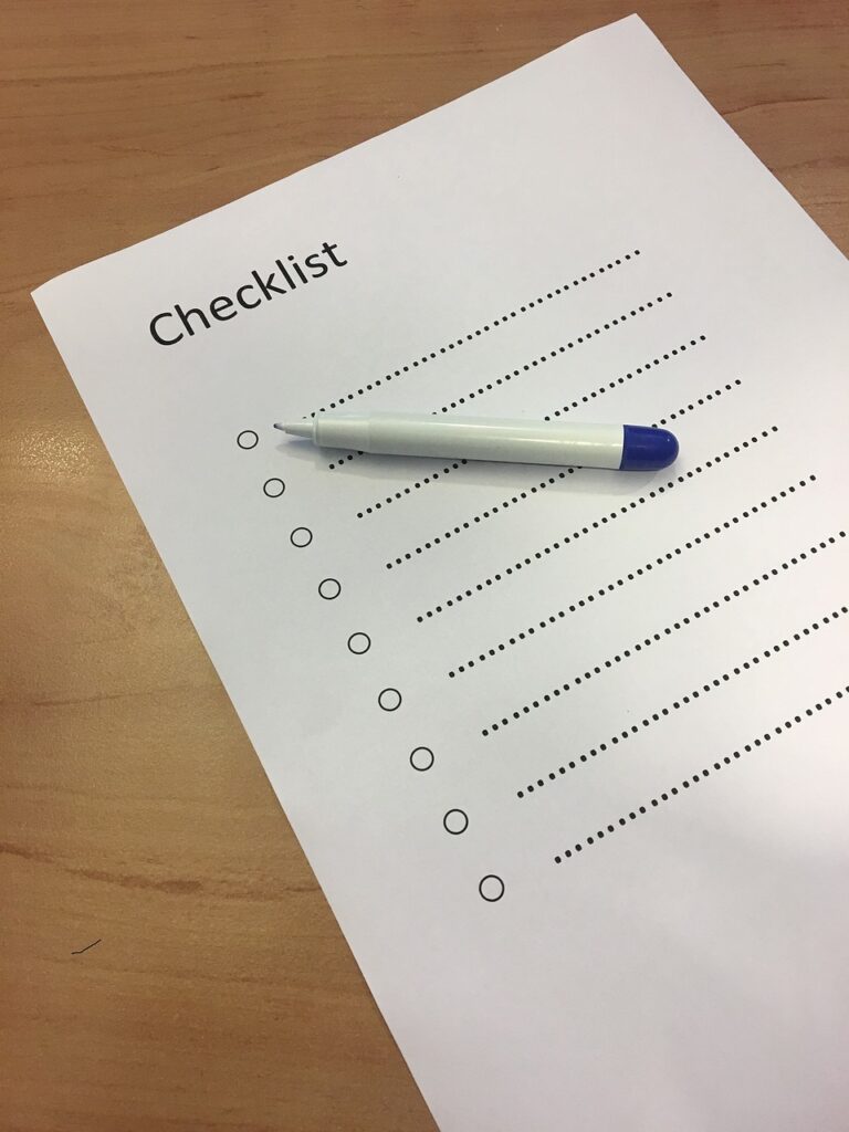 handyman repairs checklist